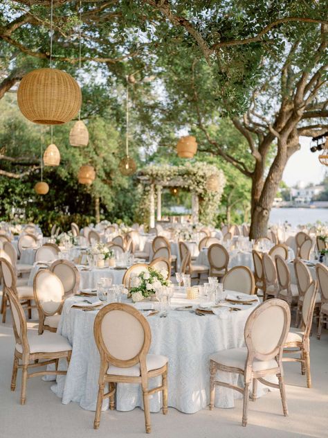 sophia-john-wedding-reception-round-tables-0821 Rustic Outdoor Wedding Reception, Free Wedding Dress, Inmobiliaria Ideas, Hunter Wedding, Martha Weddings, Rustic Wedding Decorations, Rustic Outdoor Wedding, Outdoor Wedding Reception, Rustic Outdoor