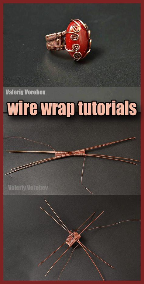 Ring Wire Wrapping, Wrapped Ring Tutorial, Wire Weaving Techniques, Wire Wrapping Tools, Wire Weaving Tutorial, Diy Wire Jewelry Rings, Wrapping Tutorial, Wire Jewelry Patterns, Wire Jewelry Rings