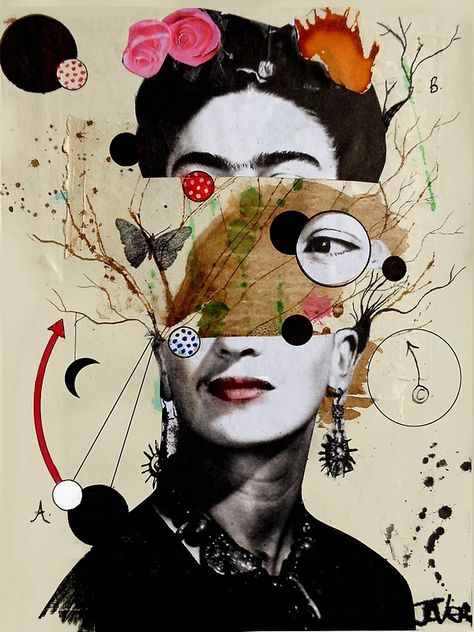 deconstructed frida von Loui  Jover Loui Jover, Frida Art, Art Disney, Art Et Illustration, Art Pop, Art And Illustration, Robert Downey Jr, Art Journals, Art Plastique