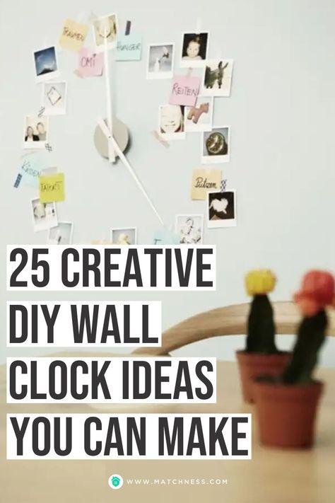 Diy Wall Clock Ideas How To Make, Giant Clock Wall Decor, Diy Clock Wall Creative, Diy Wall Clock Ideas, Wall Clock Ideas, Giant Clock, Wall Clock Kits, Make A Clock, Colorful Wall Clocks