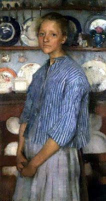 Paintings of Spring: Sir George Clausen (18 aprilie 1852 – 1944), pictor englez George Clausen, Dry Point, English Artists, Art Uk, Paintings I Love, Art Portraits, Art Portrait, Figure Painting, Figurative Art