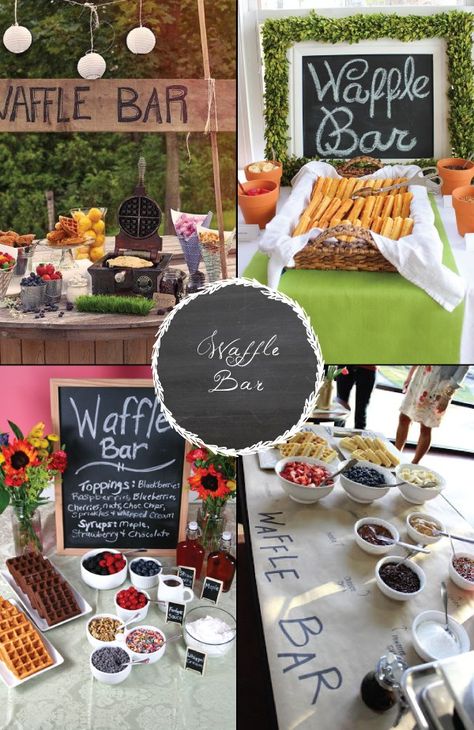 Waffle Bar with topping kids will enjoy? Reception Food Station, Wedding Reception Food Stations, Wedding Food Stations, Waffle Bar, Buffet Ideas, Wedding Brunch, Reception Food, Wedding Reception Food, Catering Ideas