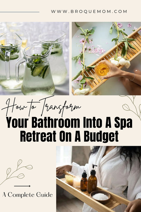 how to transform your bathroom into a spa retreat on a budget Spa Vibes Home, Spa Decor For Bathroom, How To Make Your Bathroom Feel Like A Spa, How To Create A Spa Like Bathroom, Spa Aesthetic Bathroom, Spa Bathroom Inspiration, Spa Bathroom Ideas Master Bath Decor, Spa Theme Bathroom, Home Wellness Spa