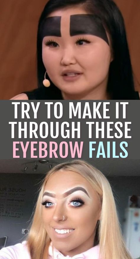 Eyebrow Fails, Brow Shaping Tutorial, Overplucked Eyebrows, Perfect Eyebrow Makeup, Eyebrow Trends, Hoco Hair Ideas Straight, Makeup Fails, Hoco Hair Ideas Short, Hoco Hair Ideas Medium