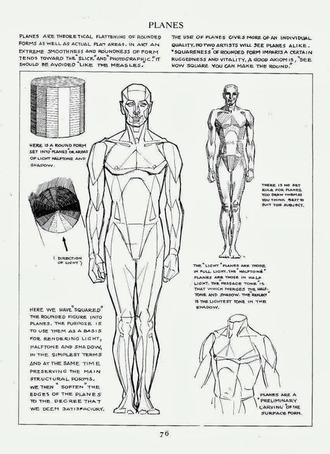 Garret's Drawing A Day Blog: Creative Illustration (1947). Andrew Loomis. Body Planes, 3d Drawing Tutorial, Drawing Tuts, Figure Drawing Tutorial, Andrew Loomis, Male Figure Drawing, Human Body Art, Human Figure Drawing, Human Anatomy Art