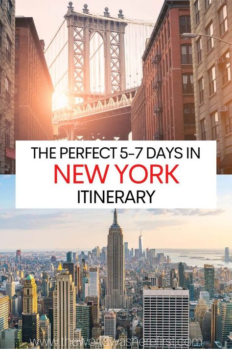 New York City Itinerary, New York Itinerary, Nyc Itinerary, New York City Vacation, New York Vacation, Visit New York City, Visit New York, Perfect Itinerary, The Big Apple