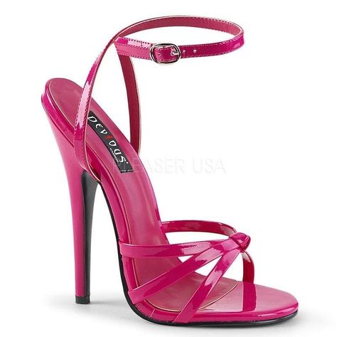 Mysecretsstore.com Pleaser sandals #lovesandals #mysecretsstore #highheelsandals Hot Pink Shoes, Exotic Shoes, Alternative Shoes, High Heel Stiefel, Festival Shoes, 6 Inch Heels, Dr Shoes, Strappy High Heels, Ankle Wrap Sandals