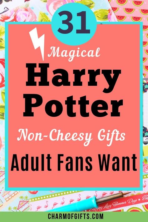 Gift For Harry Potter Fan, Harry Potter Gifts For Adults, Harry Potter Crafts Adults, Harry Potter Gift Basket, Diy Bookmark Ideas, Harry Potter Handbags, Harry Potter Diy Crafts, Harry Potter Teachers, Harry Potter Christmas Gifts