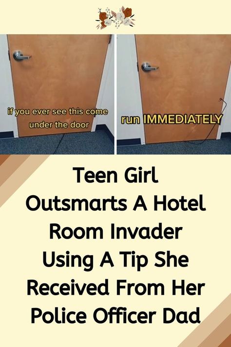 #Teen #Girl #Outsmarts A #Hotel #Room Invader Using A Tip She Received From Her #Police Officer #Dad Stationary For School, High School Plan, Cutest Pets, Survival Skills Life Hacks, Travel Safety, Emergency Prepping, Amazing Life Hacks, Weird Stuff, Freelance Photographer