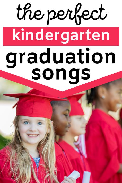 Graduation Songs For Preschool, Graduation Songs For Kids, Kindergarten Graduation Poems, Kindergarten Graduation Programs, Kindergarten Graduation Themes, Preschool Graduation Songs, Preschool Graduation Theme, Preschool Graduation Ceremony, Kindergarten Graduation Songs