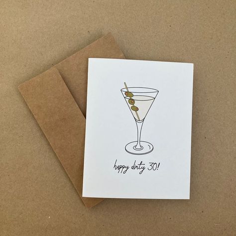 Millennial Nostalgia, 30 Birthday Card, Dirty 30 Birthday, Housewarming Card, 30 Birthday, 30th Birthday Cards, Thirty Birthday, Dirty 30, Appreciation Cards