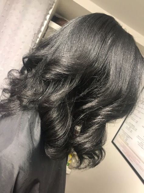 Curled Silk Press, Silk Press Curls, Roman Hair, Silk Press Hair, Pressed Natural Hair, Silk Press Natural Hair, Protective Hairstyles Braids, Punk Hair, Natural Curls Hairstyles