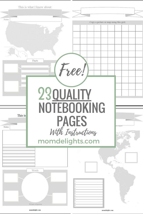 Free QUALITY Notebooking Pages • Mom Delights Notebook Printables, History Notebook, Notebooking Pages, Free Wedding Planner, Beautiful Word, Writing Projects, Free Notebook, Notebook Pages, Wedding Planner Printables