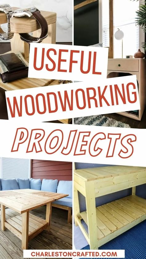 22 useful woodworking projects Intermediate Woodworking Projects, Restauration Hardware, Woodworking Project Ideas, Woodworking Plans Beginner, Woodworking Project Plans, Small Woodworking Projects, Wood Working Gifts, Beginner Woodworking Projects, Woodworking Project