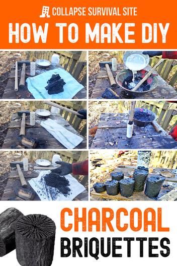 Learn how to make your own charcoal briquettes at home and save money with this DIY guide. Perfect for grilling and camping! Making Charcoal, Diy Charcoal, Survival Skills Emergency Preparedness, Metal Trash Cans, Charcoal Briquettes, 55 Gallon Drum, Wood Charcoal, Camping Hacks Diy, Emergency Survival Kit