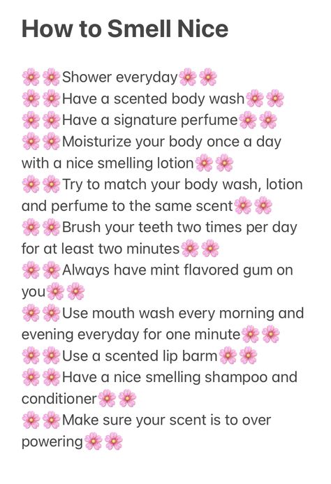 I always more confident when I know I smell great. (My pin so if you are gonna use it please give cerdit thank you) How To Always Smell Good, How To Smell Good, To Smell Good, Skincare Recipes, Watermelon Day, Smell Nice, School Starts, New Year New Me, Sweet Smell