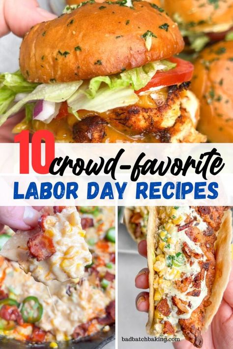 Labor Day Food Ideas, Labor Day Food, Labor Day Recipes, Panera Autumn Squash Soup, Burgers And Hot Dogs, Bacon Pasta Salad, Hot Corn Dip, Restaurant Copycat Recipes, Bacon Wrapped Chicken Bites