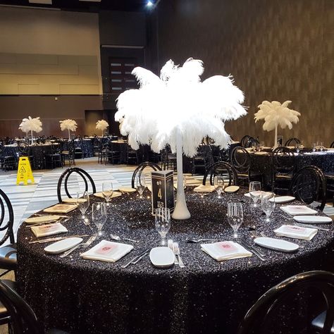 This Wedding Centerpieces item by VallariDecor has 69 favorites from Etsy shoppers. Ships from Canada. Listed on Jul 21, 2024 Eiffel Vase Centerpiece Ideas, Feather Centerpiece Wedding, Black And White Centerpieces, Ostrich Feather Centerpieces, Homecoming 2024, Roaring 20s Wedding, Gala Decorations, Eiffel Tower Vases, 60th Bday