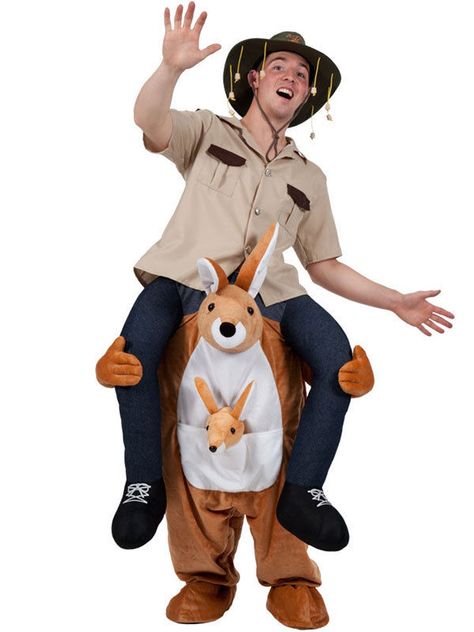 Carry Me Kangaroo Ride On Piggy Back Mascot New Fancy Dress Costume Australian | eBay Halloween Costumes Australia, Piggyback Costume, Christmas Costumes For Adults, Kangaroo Costume, Illusion Costumes, Australian Costume, Cartoon Character Costume, Oktoberfest Costume, Halloween Fancy Dress