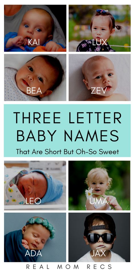 Three Letter Baby Names That Are Short But Oh-So Sweet! Looking for a gorgeous, one-syllable, short three-letter name for your baby, this list of 65 will help you find perfect short name for your little boy or girl. #babynames #shortnames #pregnantmamas Short Baby Boy Names, Baby Boy Middle Names, Baby Names Short, Boy Middle Names, Baby Name Generator, Unisex Baby Names, Sweet Baby Names, Unusual Baby Names, Names Girl