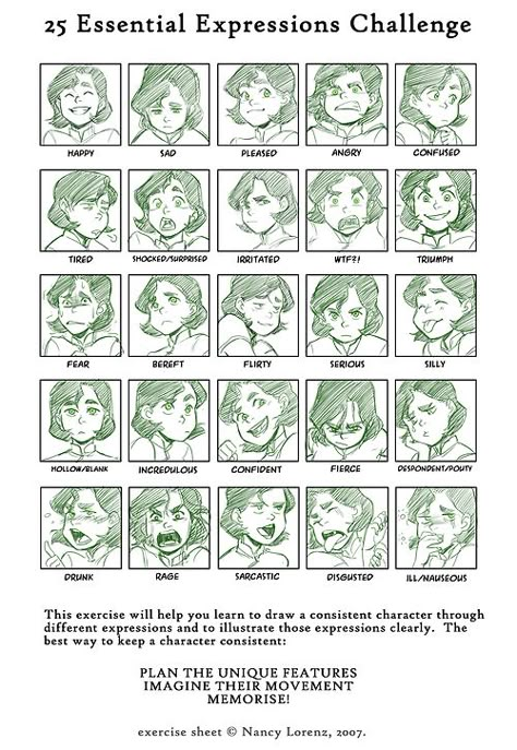 Expressions Character Emotions, Human Face Drawing, Anatomy Design, Expression Challenge, Facial Expressions Drawing, Poses Anime, Expression Sheet, Cartoon Expression, Eye Expressions