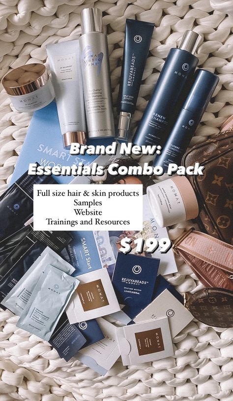 Monat Product Packs, Market Partner Monat, Monat Business, Network Marketing Quotes, Monat Hair, Natural Aging, Hair Essentials, Oil Uses, Healthy Aging