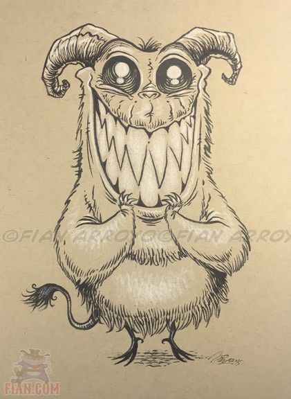 Ink Monster Drawing, Creepy Animal Drawings, Eldritch City, Scary Monster Drawing, Artwork Diy Paintings, Creepy Sketches, Monster Sketch, Cute Monsters Drawings, Minimalist Tattoo Ideas