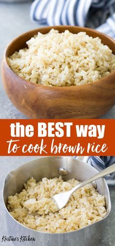 Keto Brown Rice Recipes, Stovetop Brown Rice, Best Way To Cook Brown Rice, Whole Grain Brown Rice Recipes, Brown Rice Stovetop, How To Cook Brown Rice, Rice On The Stove Top, Brown Rice Recipes Easy, Fluffy Brown Rice