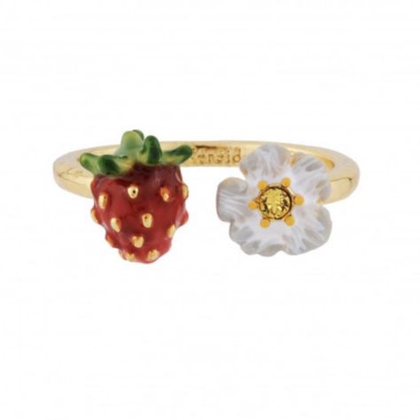 Strawberry Ring, Strawberry Flower, Dope Jewelry, Funky Jewelry, Dream Jewelry, Jewelry Inspo, Pretty Jewellery, White Flower, Flower Making