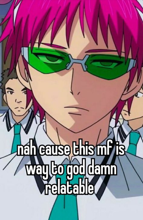 Saiki Pfp Funny, Saiki K Trio Matching Pfps, Saiki K Lockscreen, Funny Saiki K, Saiki K Whispers, Low Quality Saiki K, Saiki K Wallpaper Desktop, Saiki K Cat, Saiki K Outfits