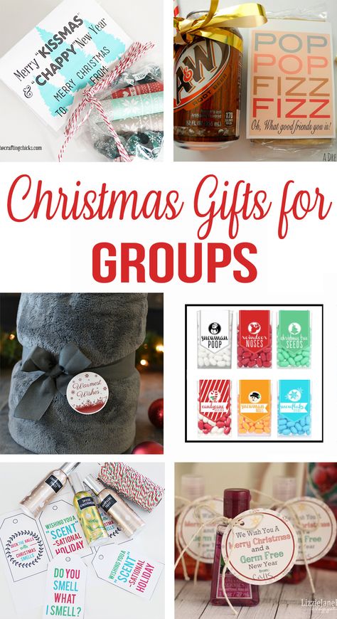 Group Gifts For Christmas, Christmas Gift For Large Group, Holiday Gifts For Large Groups, Christmas Gift Ideas For Large Groups, Gifts For Groups Of People, Holiday Group Gift Ideas, Christmas Gifts For Group Of Friends, Christmas Gifts For A Group, Gift Ideas For Groups Of People