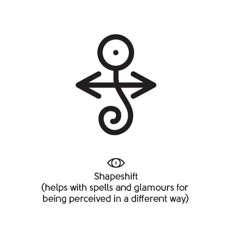 Shapeshift glamour sigil Glamour Spell, Being Perceived, Witch Symbols, Chaos Magick, Magick Symbols, Sigil Tattoo, Wiccan Symbols, Black Magick, Wiccan Magic