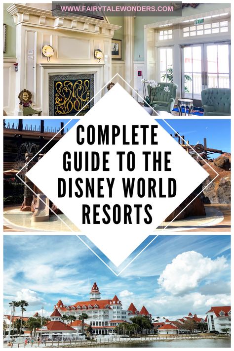 With so many resorts and hotels to choose from, it can be so difficult to decide where to stay when you visit Walt Disney World. We HIGHLY recommend staying on Disney property to get that complete magical and immersive Disney experience. With value, moderate and deluxe level resorts, and more than 25 to choose from, this guide will help you narrow down which resort is the best choice for your next trip! Best Disney Hotels, Best Disney World Resorts, Disney Resort Hotels, Disney World Christmas, Disney World Hotels, Disney World Vacation Planning, Disney Trip Planning, Disney Vacation Planning, Disney Hotels