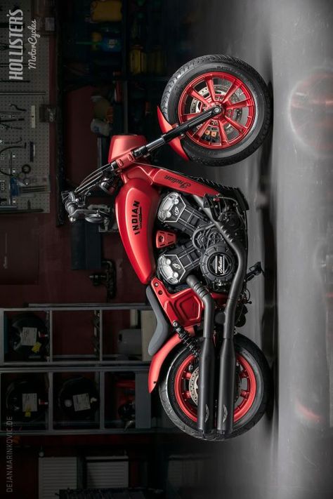 Indian Scout Ape Hanger ‘Diablo’ by Hollister’s Indian Scout Custom, Indian Bobber, Custom Triumph, Indian Motors, Triumph Chopper, Ape Hanger, Motorcross Bike, Ape Hangers, Concept Motorcycles