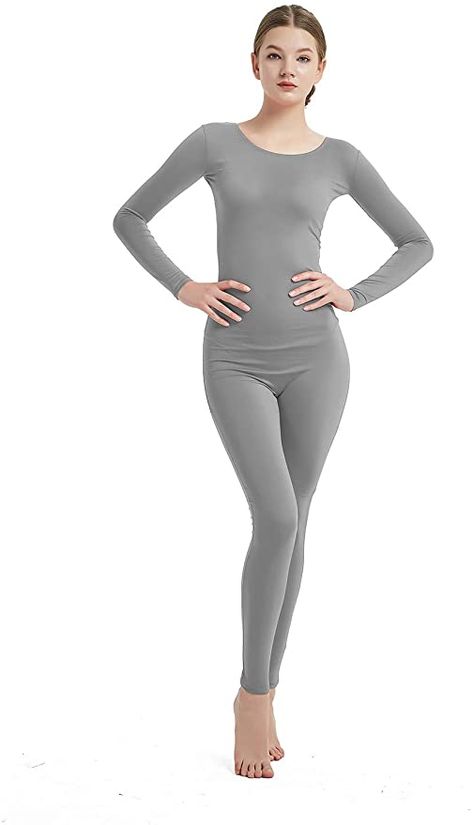 AmazonSmile: Full Bodysuit Womens Long Sleeve One Piece Jumpsuit Spandex Zentai Unitard : Clothing, Shoes & Jewelry Full Bodysuit, Full Body Stretch, One Piece Jumpsuit, Bodysuit Jumpsuit, Full Body Suit, Womens Bodysuit, Body Suit, Jean Outfits, Leotards