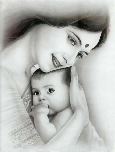 Mother And Baby Paintings, Baby Art Pictures, Mother And Child Drawing, Mother And Child Painting, Mom Drawing, Mother Painting, Moms Photography, Mother Images, Baby Painting