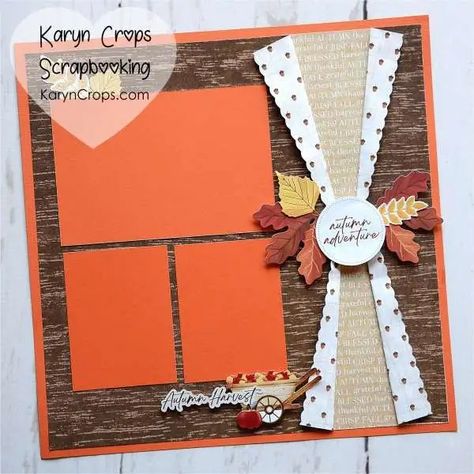 12 Autumn Harvest Scrapbook Layout Ideas – Scrap Booking Autumn Scrapbook Layouts, Thanksgiving Scrapbook Layouts, Autumn Scrapbook, Scrapbooking Retreats, Fall Scrapbook Layouts, Scrapbook Design Layout, Beautiful Scrapbook Layouts, Picture Layouts, Scrapbook Borders