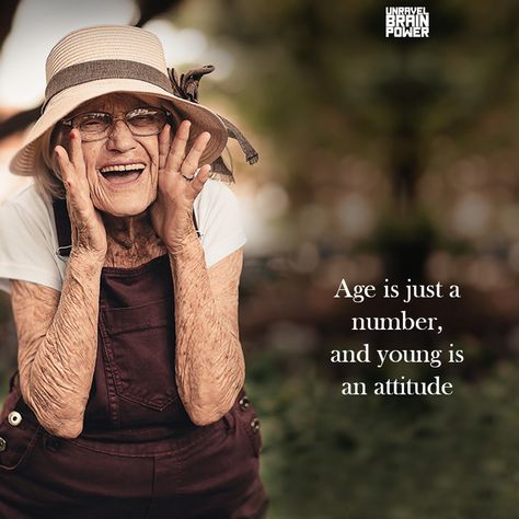 Age is just a number, and young is an attitude Getting Older Humor, Number Quotes, Aging Quotes, Elderly Activities, Too Late Quotes, Age Is Just A Number, Well Said Quotes, Simple Quotes, Brain Power