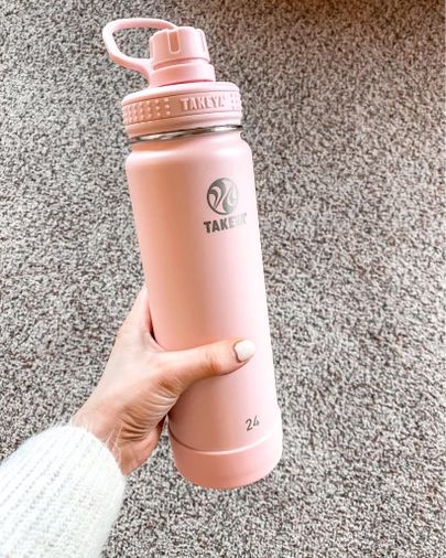 The perfect reusable pink water bottle and my absolute favorite 💗 comes in different sizes and colors, has a quiet base so it doesn’t make a noise when you set it down, easy to take with you anywhere, and keeps water cool for longer! An Amazon find under $25 for the 24oz http://liketk.it/37SXO @liketoknow.it #liketkit #LTKunder50 #StayHomeWithLTK #LTKsalealert Pink Water Bottle, Pink Water, Water Cooler, Shop The Look, Reusable Water Bottle, Water Bottle, The Creator, Shop My, Water