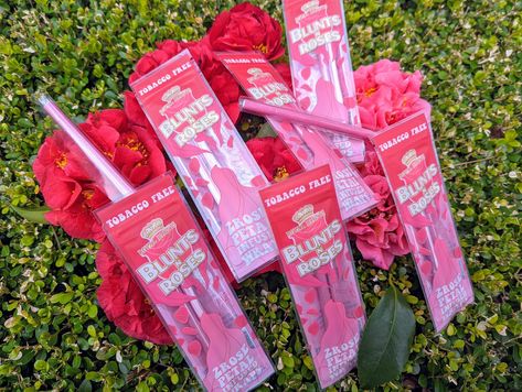 Rose petal infused wraps * Made from real organic rose petals * Designed for a sweet slow burn * 2 Wraps per Pouch Exotically Different | Luscious Wine Colored Cones Originating from Meticulously Grown Rose Flowers Blunts N Roses are made by Royal Hemp who also makes the popular XXL Blunt wraps. These Rose Petal infused wraps is a great alternative to blunt wraps made from tobacco. Each individual pack contains 2 rose petal infused wraps that are free of tobacco and nicotine. Rose Petal Cones, Pink Wraps Blunts, Pre Rolled Blunts, Rose Peddles Blunts, Rose Wraps Blunts, Rose Blunts, Sith Tattoo, Puff Puff, Puff And Pass