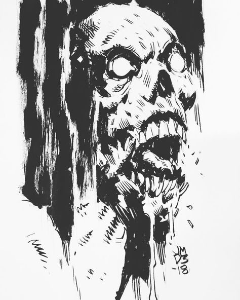 Art Monster Sketch, Comic Art Sketch, Creature From The Black Lagoon, Cyborgs Art, The Black Lagoon, Classic Monsters, Black Lagoon, Ink Sketch, Ex Machina