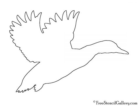 Duck Silhouette Stencil | Free Stencil Gallery Duck Pumpkin Carving, Duck Stencil, Duck Pumpkin, Silhouette Animals, Pumpkin Carving Stencil, Free Cricut Images, Flying Bird Silhouette, Fish Stencil, Duck Silhouette