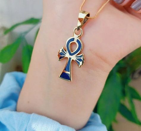 Ankh Egyptian, Egyptian Hieroglyphics Symbols, Egyptian Pendant, Egyptian Accessories, Fertility Symbols, Kemetic Spirituality, Ancient Egyptian Hieroglyphics, Ancient Egyptian Jewelry, Ankh Pendant