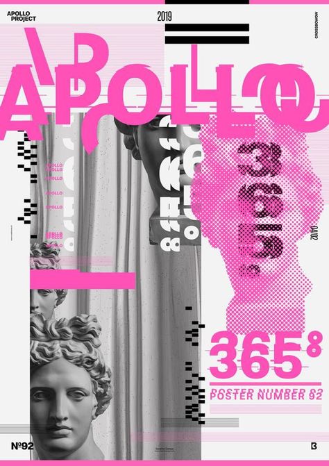 Black And Pink Graphic Design, Postmodernism Graphic Design, Feminist Graphic Design, Graphic Design Posters Pink, Pink And Black Branding, Typographic Design Poster, Pink Poster Design, Statue Pictures, Grey Posters