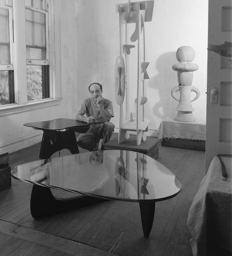 Luke T. Baker analyzes how Noguchi integrated his practices as a designer and sculptor to create enduring works. Noguchi Table, Noguchi Coffee Table, Modern Classic Furniture, Functional Artwork, Chess Table, Isamu Noguchi, Playground Design, Meaningful Art, Scandinavian Home