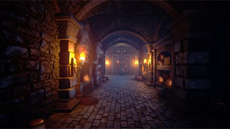 ArtStation - The Cult's Dungeon Anime Dungeon Background, Dungeon Art Concept, Dark Dungeon Aesthetic, D&d Backgrounds, Royal Dungeon, Dungeon Hallway, Dungeon Concept Art, Dungeon Background, Trap Room