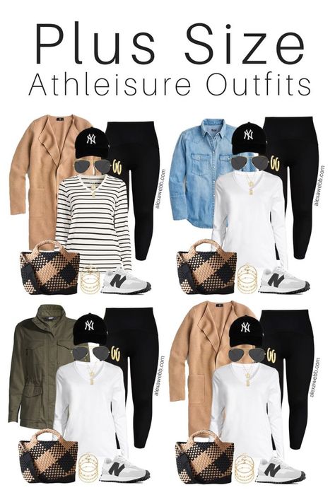 Plus Size Fall Athleisure Outfits - Alexa Webb