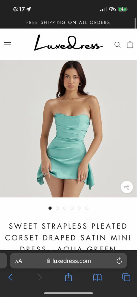 Homecoming Dresses Teal, Teal Hoco Dresses, Corset Draping, Senior Prom, Aqua Dress, Satin Mini Dress, Hoco Dresses, Aqua Green, Homecoming Dresses