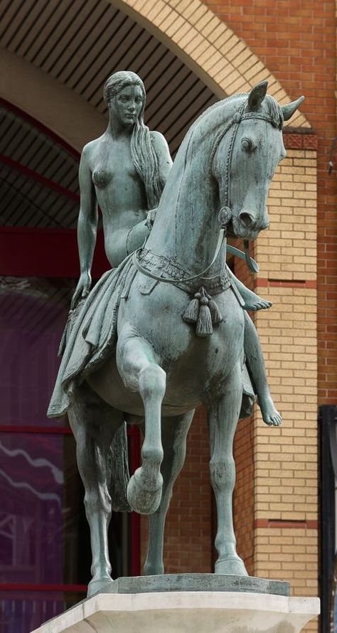 Elegant Sculpture, Equestrian Statue, Lady Godiva, Classic Sculpture, Sir William, Fairytale Illustration, Horse Sculpture, Equine Art, Classical Art