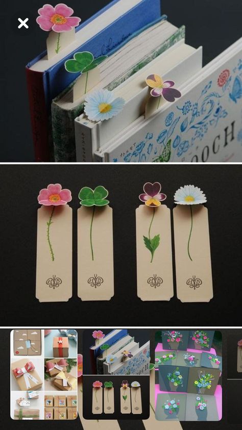 Buku Diy, Handmade Bookmarks Diy, Penanda Buku, Creative Bookmarks, Bookmark Craft, Diy Bookmarks, Kraf Diy, Origami Crafts Diy, Book Art Diy